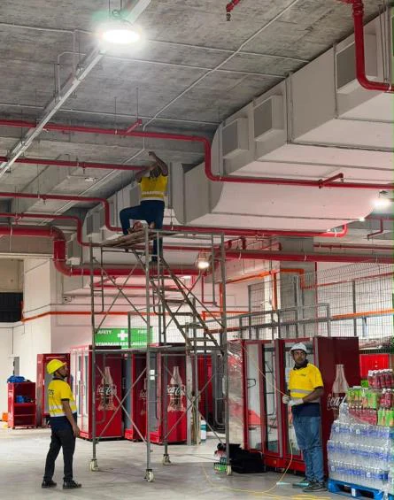 Commercial installation environment — TAS team photograph